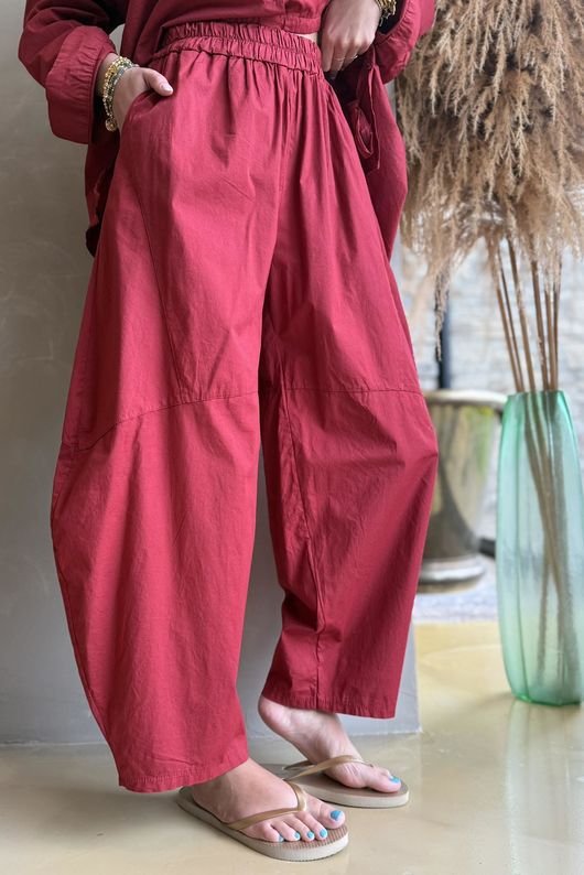 Paloma Classic Barrel Pant Sangria